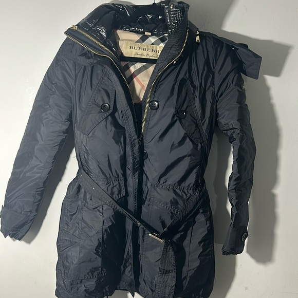 BURBERRY NWOT Chevrington Hooded Parka Quilted Puffer Jacket